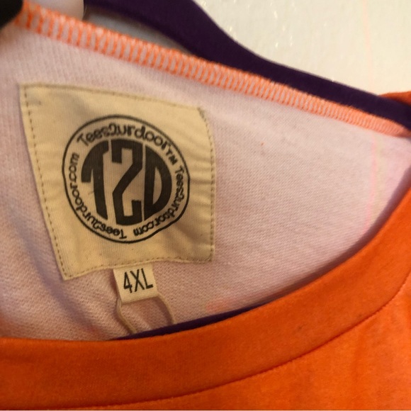 Tees2urDoor Halloween Ombré Tye Die Plus Size LightWeight Sweatshirt - Picture 3 of 7